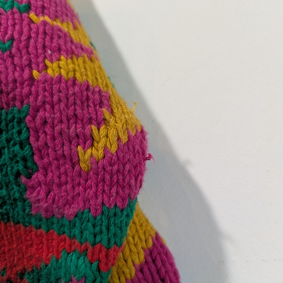 Vintage Adrienne Vittadini Cotton Cardigan Multi Colors - Picture 12 of 12